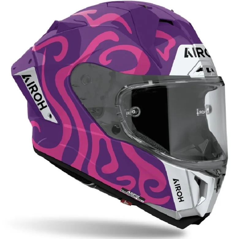 Casco Integrale Airoh Gp800 Swain Violet Lucido