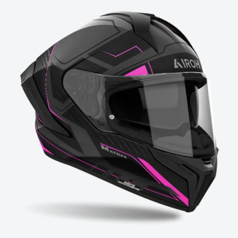 Casco Integrale Airoh Matryx Rocket Rosa Opaco