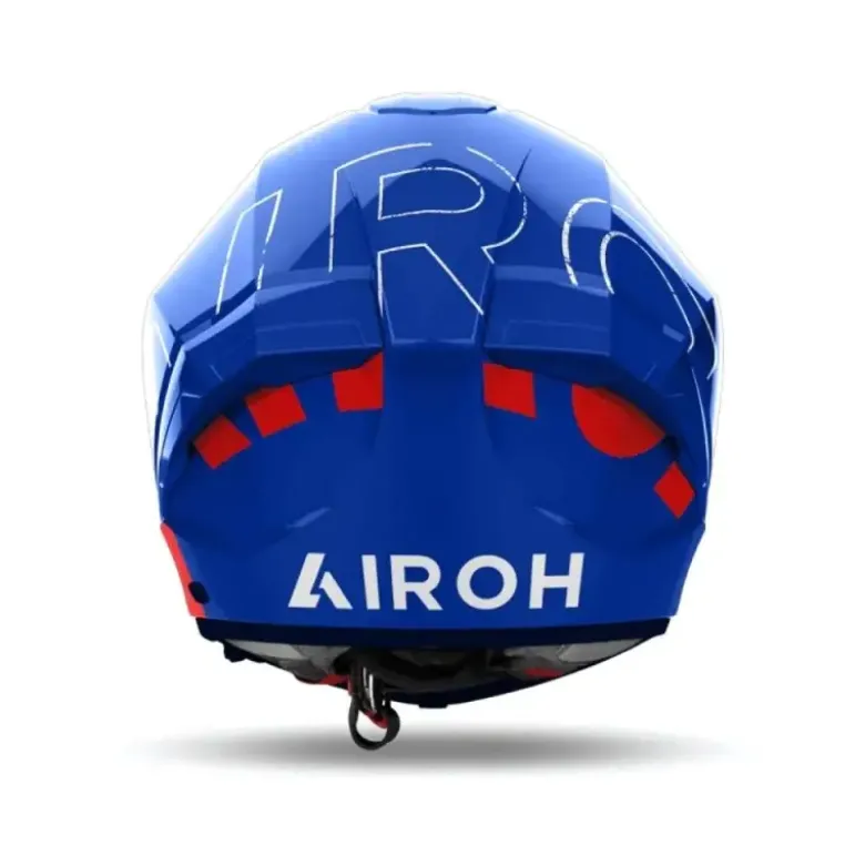 Casco Integrale Airoh Matryx Scope Blu Rosso Lucido