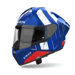 Casco Integrale Airoh Matryx Scope Blu Rosso Lucido