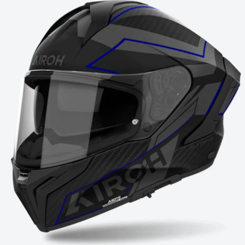 Casco Integrale Airoh Matryx Sentinel Blu Opaco