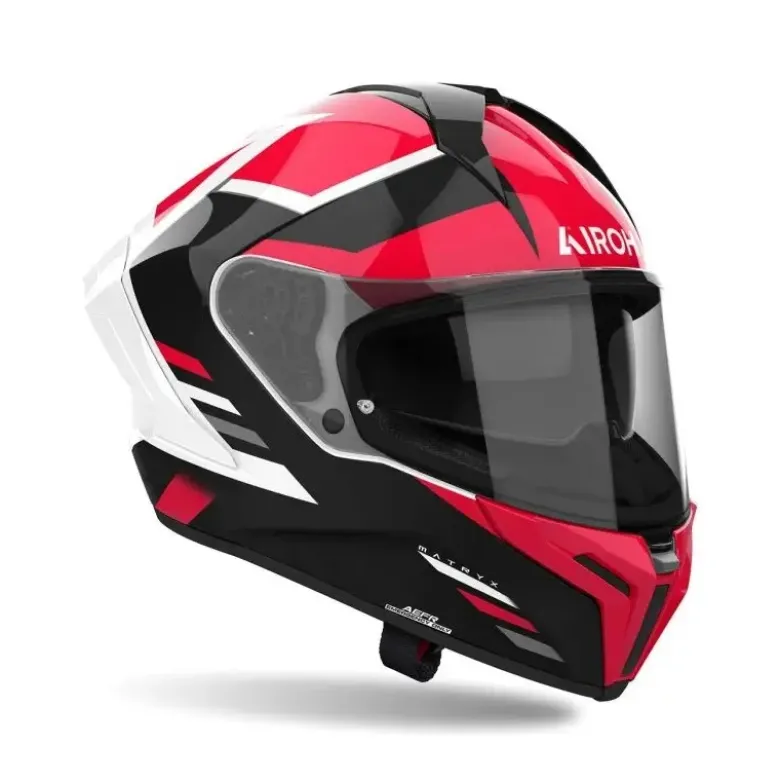 Casco Integrale Airoh Matryx Thron Rosso Lucido