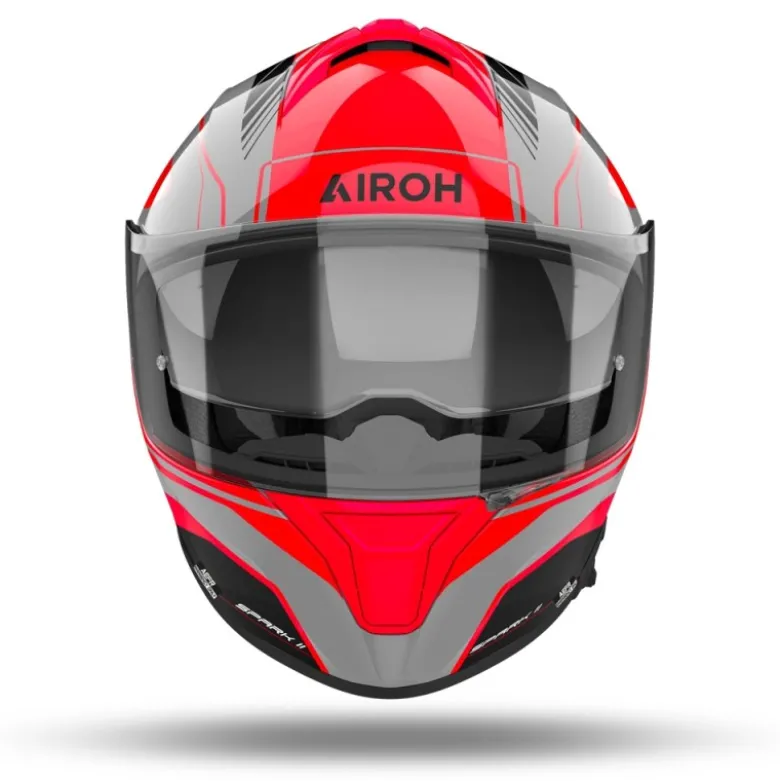 Casco Integrale Airoh Spark 2 Chrono Arancione Lucido