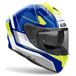 Casco Integrale Airoh Spark 2 Chrono Blu Giallo Lucido