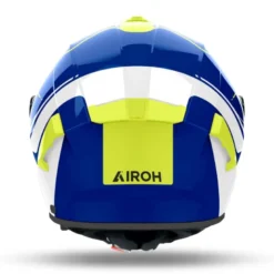 Casco Integrale Airoh Spark 2 Chrono Blu Giallo Lucido
