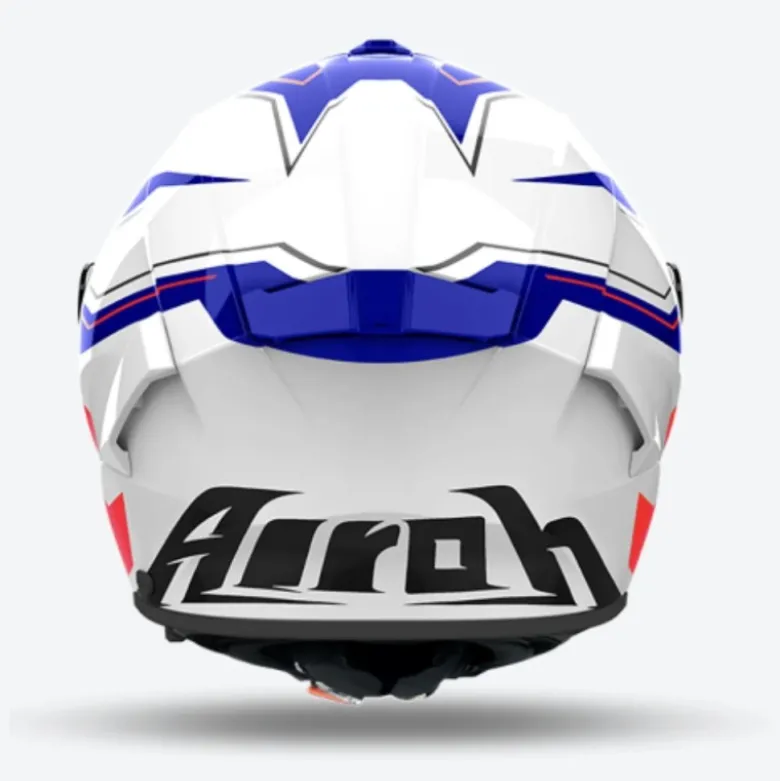 Casco Integrale Airoh Spark 2 Dart Blu Rosso Lucido