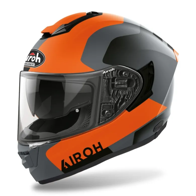 Casco Integrale Airoh St.501 Dock Arancio Opaco