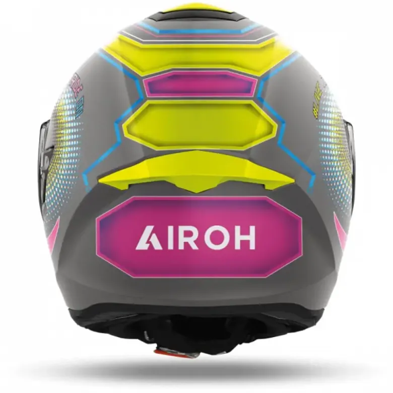Casco Integrale Airoh St.501 Power Grigio Opaco Giallo