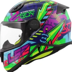 Casco Integrale Bambino LS2 FF812 Kid Svent Blu verde