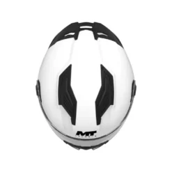Casco Integrale Bambino Mt Helmets Ff126 Stinger 2 A0 Pure Perla Bianco Lucido