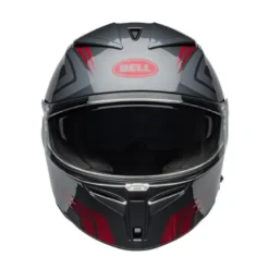 Casco Integrale Bell Lithium 2025 Jetstream Grigio Candy Rosso