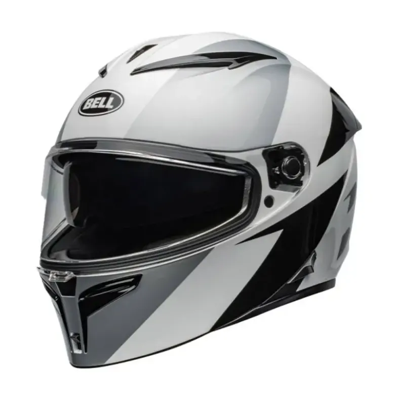 Casco Integrale Bell Lithium 2025 Shear Argento Bianco