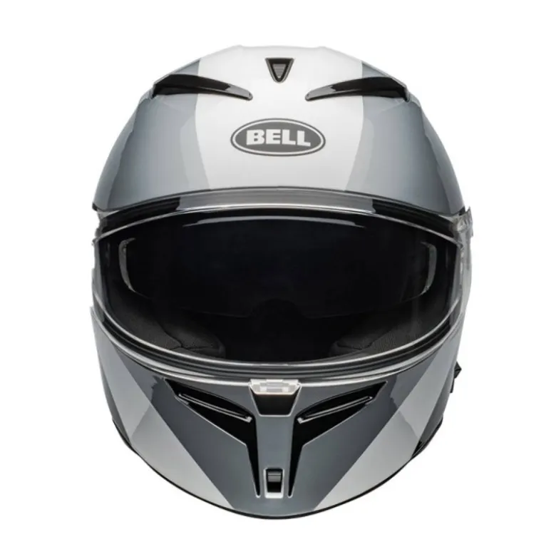 Casco Integrale Bell Lithium 2025 Shear Argento Bianco