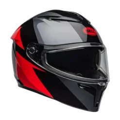 Casco Integrale Bell Lithium 2025 Shear Grigio Metallizzato Rosso