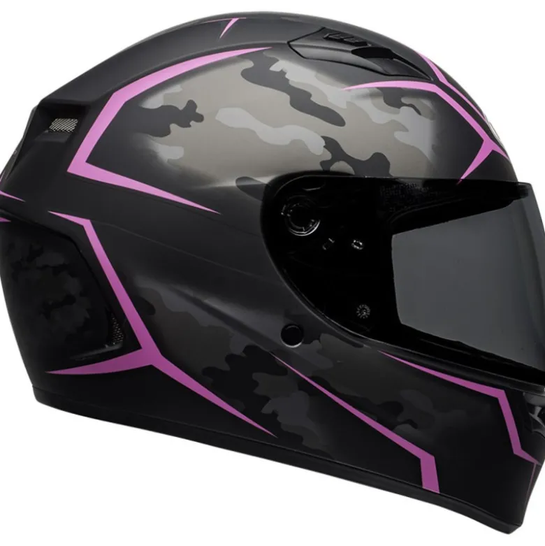 Casco Integrale Bell Qualifier Stealth Camo Nero Rosa Opaco