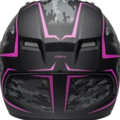 Casco Integrale Bell Qualifier Stealth Camo Nero Rosa Opaco