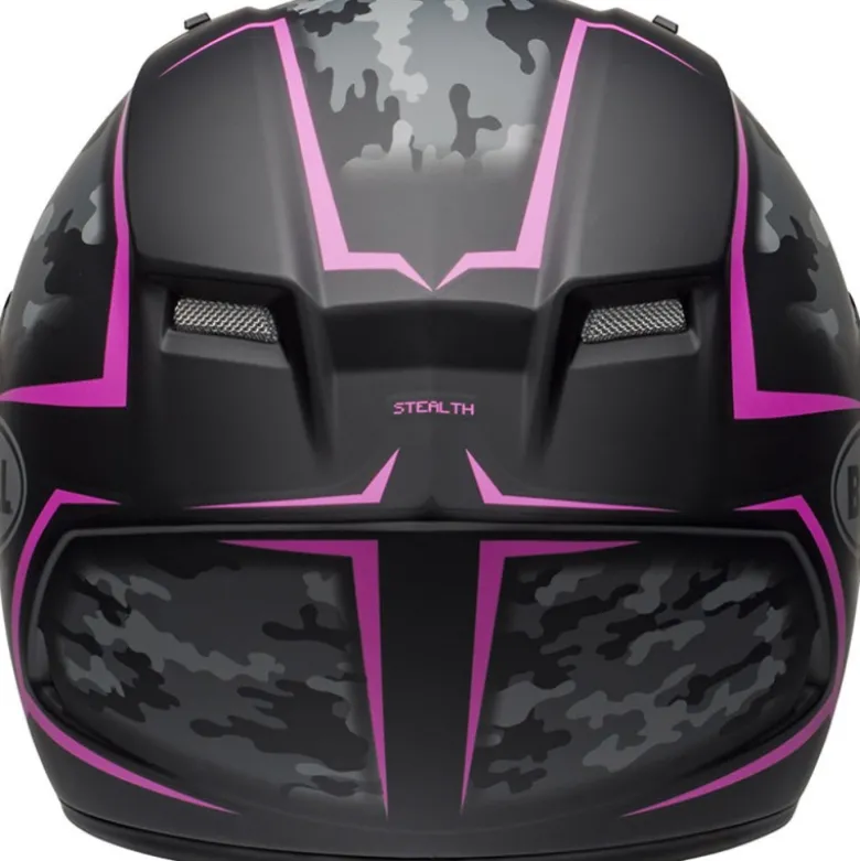 Casco Integrale Bell Qualifier Stealth Camo Nero Rosa Opaco