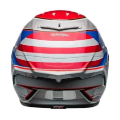 Casco Integrale Bell Race Star Flex 2024 Beaubier Bianco Blu Rosso