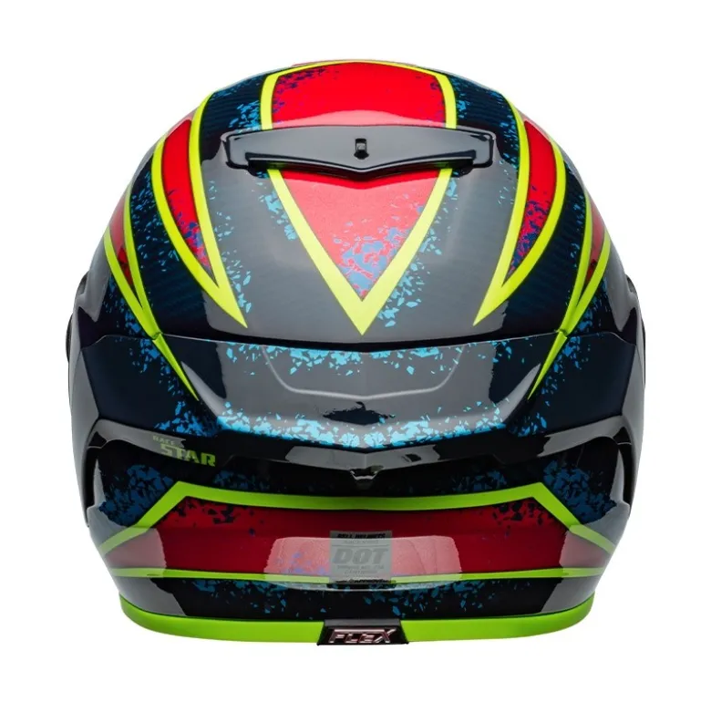 Casco Integrale Bell Race Star Flex 2024 Xenon Blu Retina