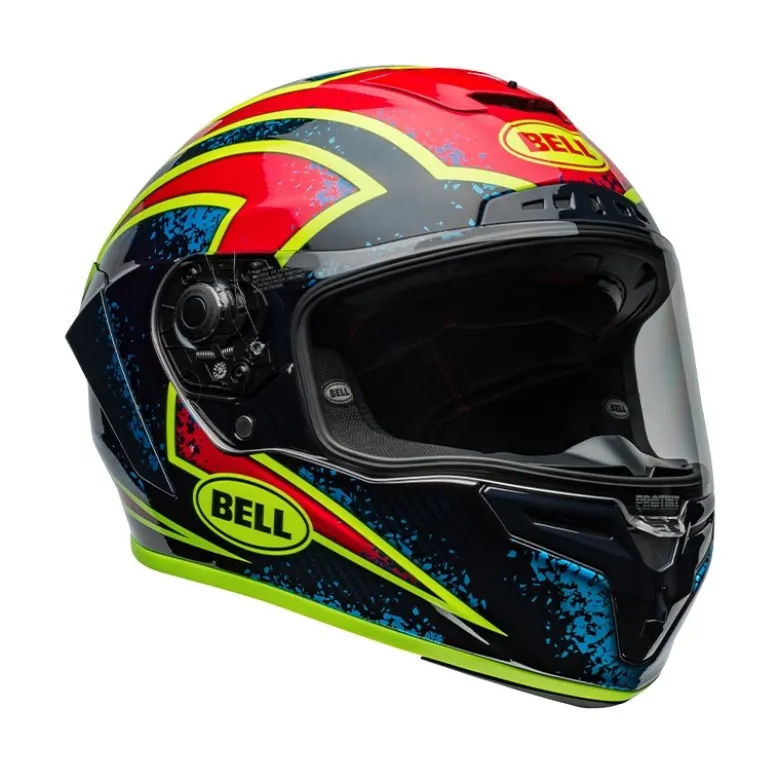 Casco Integrale Bell Race Star Flex 2024 Xenon Blu Retina