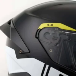 Casco Integrale Blauer FF01 Nero Bianco Lucido
