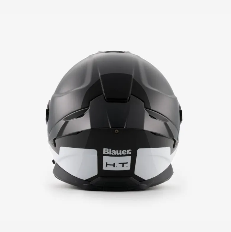 Casco Integrale Blauer FF01 Nero Bianco Lucido