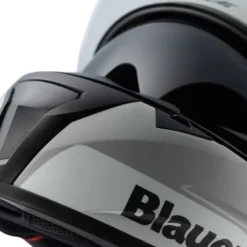 Casco Integrale Blauer NF01 Naca Grafica A Grigio Opaco