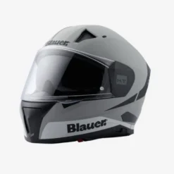 Casco Integrale Blauer NF01 Naca Grafica A Grigio Opaco