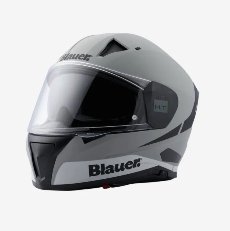 Casco Integrale Blauer NF01 Naca Grafica A Grigio Opaco