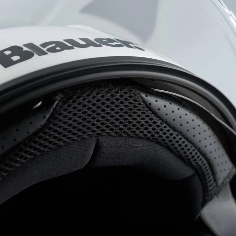 Casco Integrale Blauer NF01 Naca Grafica A Grigio Opaco