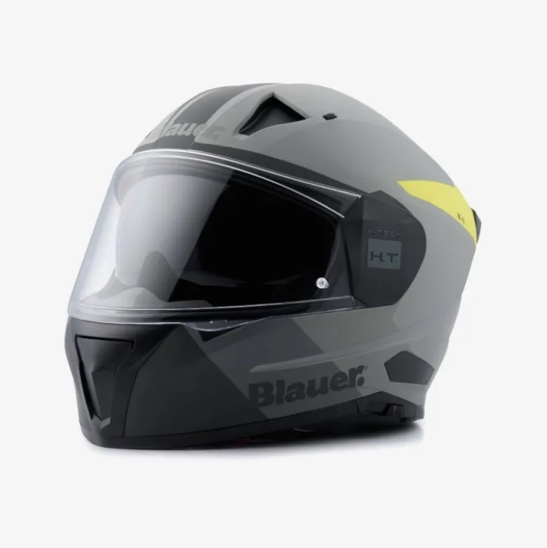 Casco Integrale Blauer NF01 Naca Grafica B Grigio Opaco