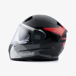 Casco Integrale Blauer NF01 Naca Grafica B Nero Lucido