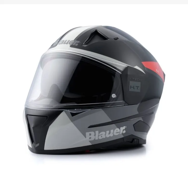Casco Integrale Blauer NF01 Naca Grafica B Nero Lucido