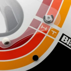 Casco Integrale Blauer 80s Bianco Lucido