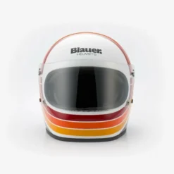 Casco Integrale Blauer 80s Bianco Lucido ECE22-06