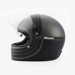 Casco Integrale Blauer 80s Titanio Nero Opaco ECE22-06