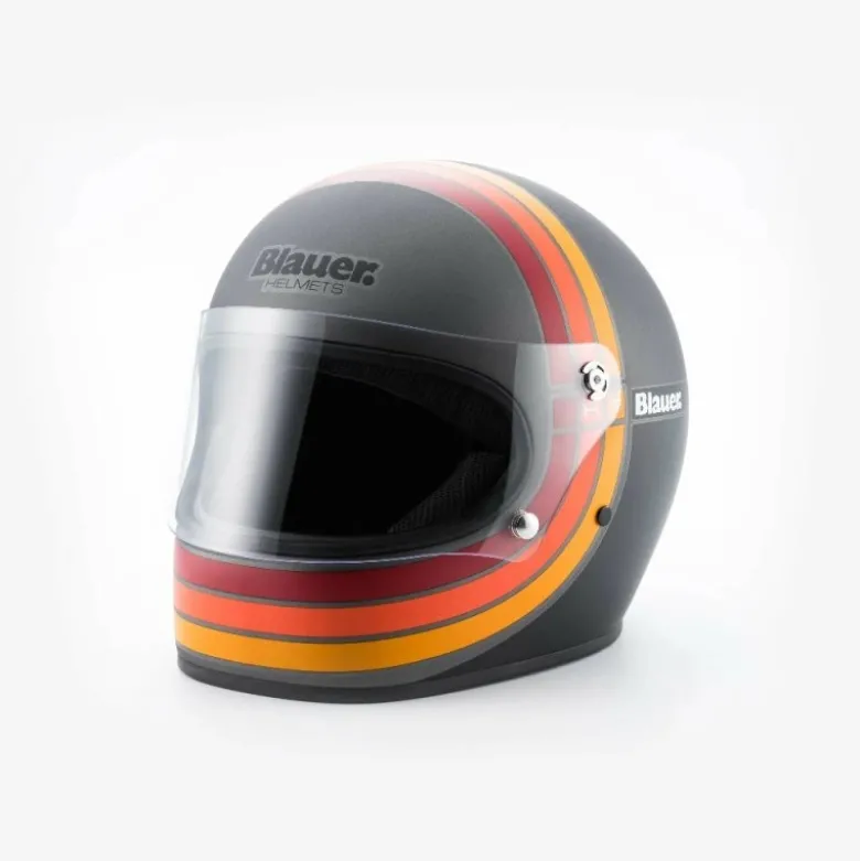 Casco Integrale Blauer 80s Titanio Opaco ECE22-06