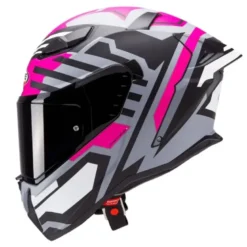 Casco Integrale Caberg Drift Evo II Horizon Grigio Opaco Nero Fucsia