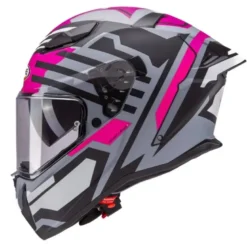 Casco Integrale Caberg Drift Evo II Horizon Grigio Opaco Nero Fucsia