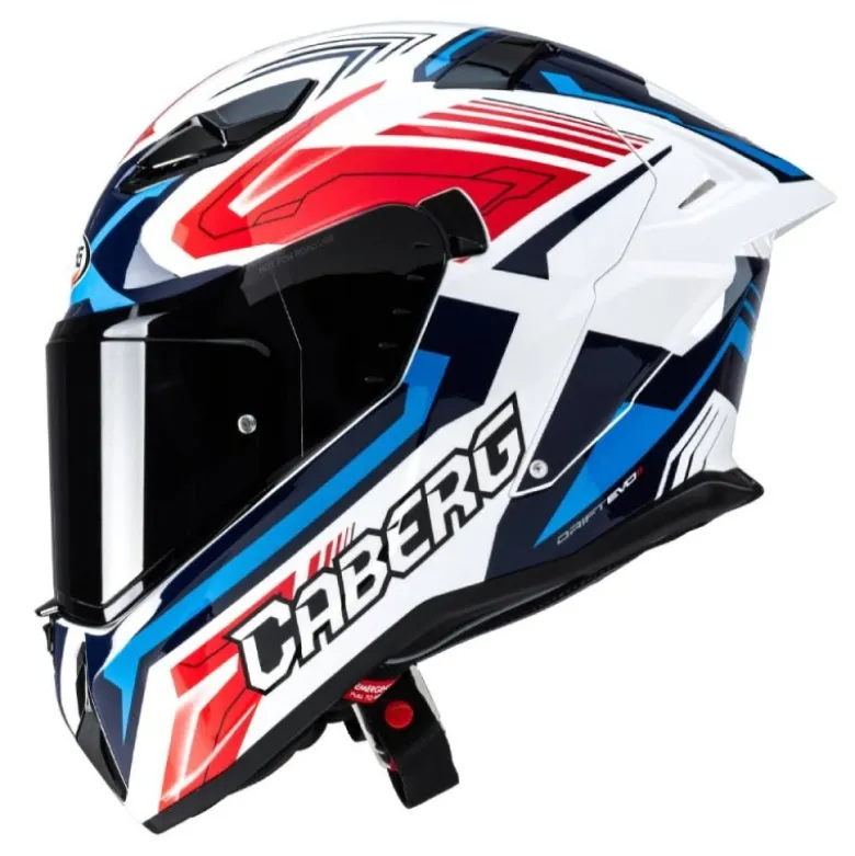 Casco Integrale Caberg Drift Evo II Jarama Bianco Rosso Blu