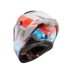 Casco Integrale Caberg Drift Evo II Prism Grigio Rosso Fluo Blu Opaco