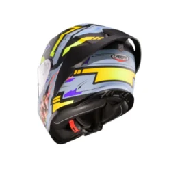 Casco Integrale Caberg Roxter Hunter Nero Opaco Grigio Giallo Fluo