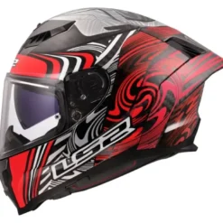 Casco Integrale Carbonio LS2 FF807 Dragon Enthum Rosso