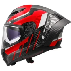 Casco Integrale Carbonio LS2 FF807 Dragon Trax Rosso