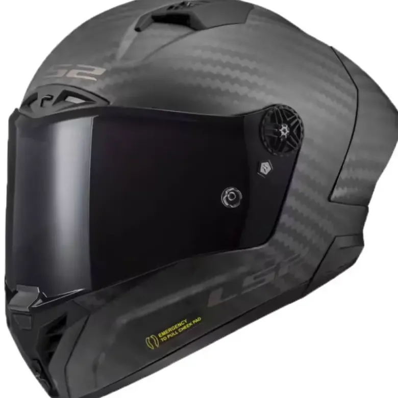 Casco Integrale Carbonio LS2 FF805 Thunder Gp Pro Fim Nero Opaco