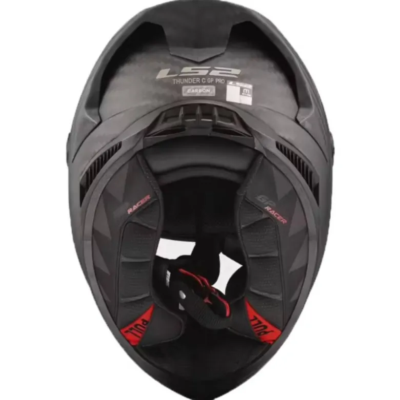 Casco Integrale Carbonio LS2 FF805 Thunder Gp Pro Fim Nero Opaco