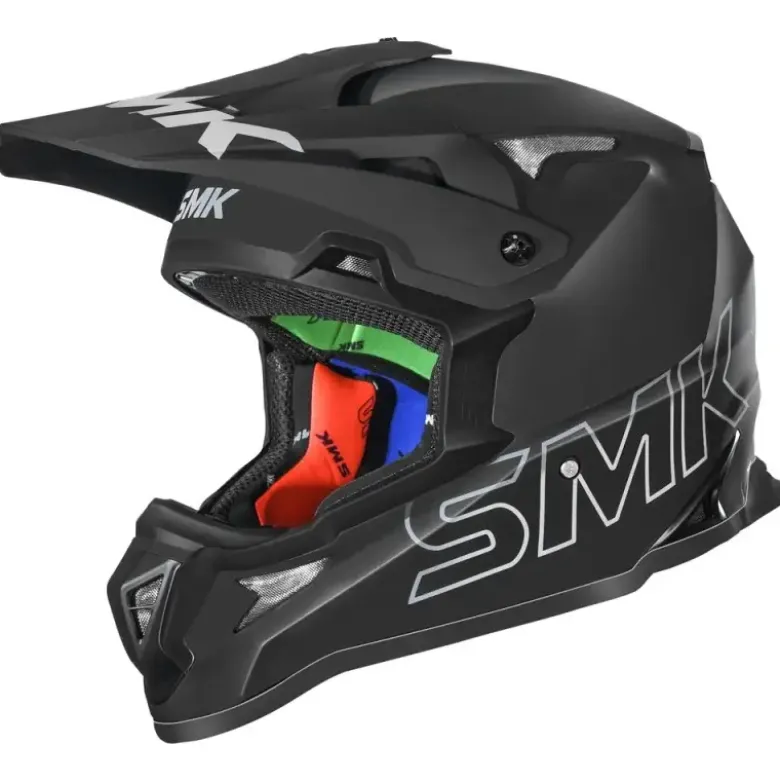 Casco Integrale Cross SMK ALLTERRA MX Nero Opaco