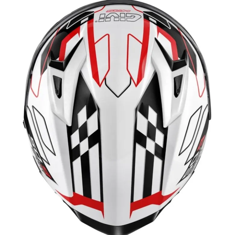 Casco Integrale Givi 50.9 Assault Bianco Nero Rosso