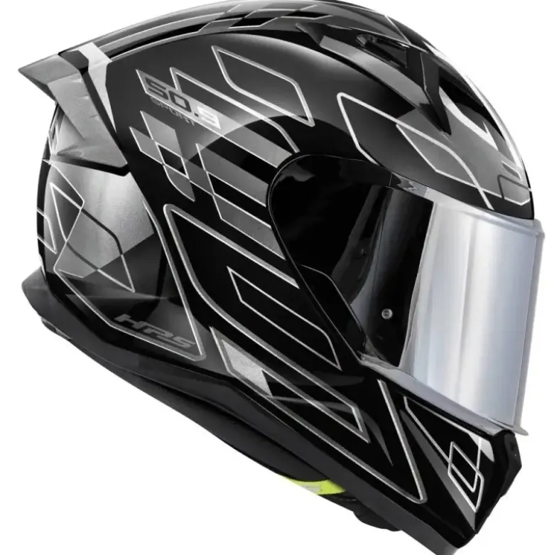 Casco Integrale Givi 50.9 Assault Nero Titanio Argento