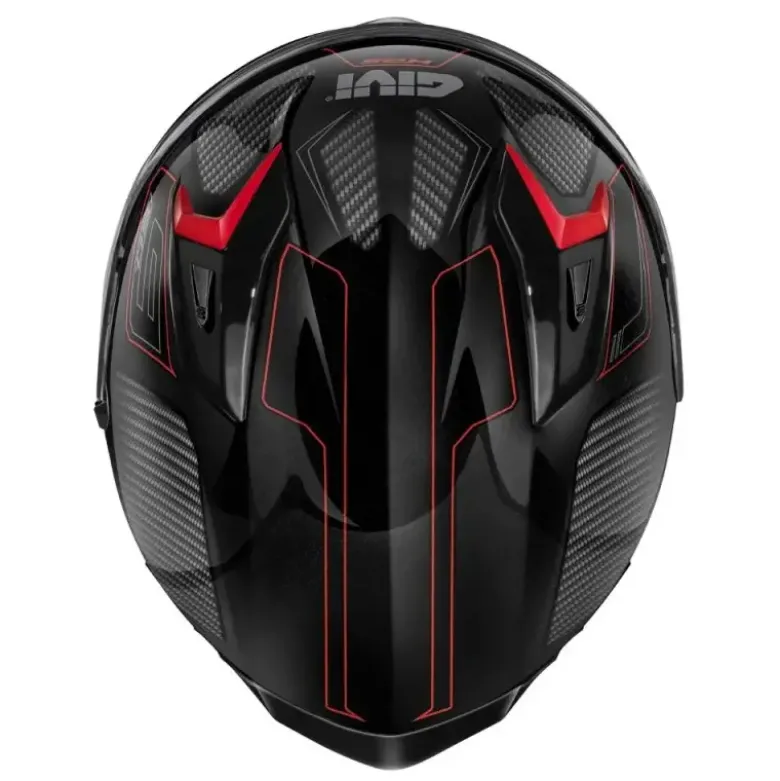 Casco Integrale Givi 50.9 Enigma Nero Titanio Rosso